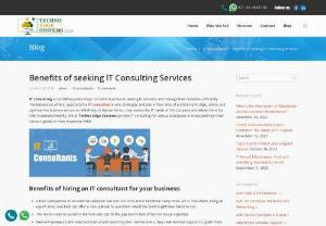 Benefits of seeking IT Consulting Services | itamcsupport.ae - Check out the benefits of seeking IT Consulting Services for your organization. Call us 050-8740112, Techno Edge Systems if you are looking for IT Consultants in Dubai.