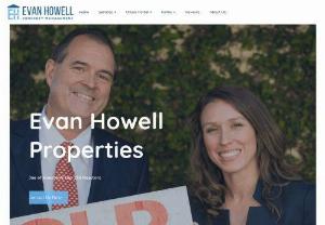 Real Estate Brokerage - Evan Howell Property Management real estate brokerage located in Houston. It offers full service brokerage and property management at a low monthly cost.