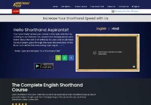 shorthand dictation|improve your steno skills or build your speed.             - Shorthandspeed is the best place for boosting your speed for shorthand dictation and steno dictation. Connect with the experts to improve through shorthand typing test.