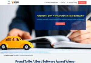 Automotive Software | Garage Management Software - Focus Softnet provides best Automotive Software that enables seamless integration of inventory purchases and facilitating automotive businesses. Garage Management Software for managing lean manufacturing and business operations in Middle East.