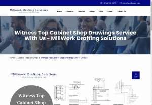 Witness Top Cabinet Shop Drawings Service With Us - Shopkeepers generally face space constraint inside because they essentially have to accommodate a large number of items and products in the limited space.