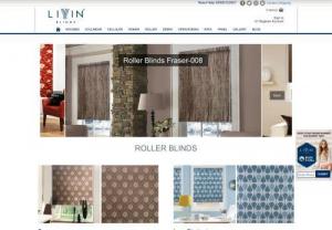 Roller-Roll up Window Blinds and Shades Printed Screen Translucent & Blackout  Livin Blinds - Wide range of Roller Blinds & Shades. Custom Made Printed Screen Translucent & Blackout Fabric Roller Blinds.
