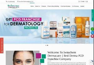 Derma Franchise company - Swisschem Dermacare - Swisschem Dermacare is one of the leading Derma Franchise Company in India. The company started of its journey in 2008 and deals in all types of Dermatology and Cosmeceuticals products. The company is DCGI approved and the quality standard is strictly followed by GMP & WHO units. Swisschem Dermacare is giving opportunity to all people across India who want to set up their own monopoly based PCD franchise business.