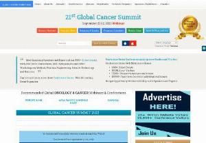 20th Global Cancer Summit - The Global Cancer Summit 2019 is scheduled for November 20-21, 2019 in Tokyo, Japan. We invite oncologists from all over the world to join us. The conference includes swift Keynote talks, Oral talks, Poster presentations, Sponsorships and Exhibitions.

The principal objective of this session series is to provide an international forum for cutting edge research in cancer science and therapy.