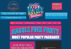 Non Stop Kids Entertainment Ltd - Non Stop Kids are the best & biggest entertainment company in the UK providing entertainers for your children's parties. We do over 8,000 parties every year.