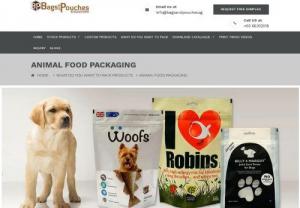 Animal food packaging bags and pouches? - Bags and Pouches Singapore produces bird seed packaging or pet food packaging bags that are ready to meet the wants of products being distributed. We have a tendency to perceive that reliable packaging is an important part once producing pet food packaging because the packaging ought to be versatile and sturdy enough.