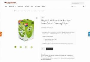 Buy Magnetic KOR construction toys Green Color - Geomag 55 pcs - Shop  Magnetic KOR construction toys Green Color - Geomag 55 pcs at Spheria at low cost. 100% original Geomag Classic magnetic Toys. Shop now.
