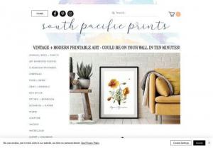 South Pacific Prints - Printable art: Affordable art for everyone