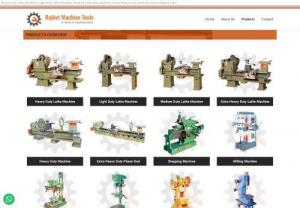 Lathe machine manufacturer in Rajkot - Rajkot Machine Tools provide the best quality of lathe machine.  