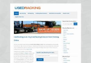 Used Racking | The UK Biggest Range of Second Hand Racking For Sale - Browse the UK's biggest selection of Pre-owned & Second Hand Racking at UsedRacking.co.uk. Get up to 70% off Used Racking today!
