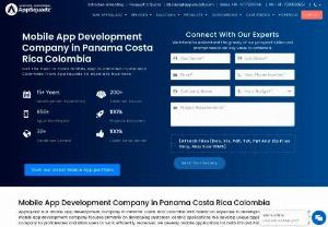 Mobile App Development Company Panama Costa Rica Columbia  - Having an idea of a mobile application? AppSquadz, a top Mobile app development company in Panama Costa Rica Columbia, is here to assist to commute your idea into custom apps. Our team of expert mobile app developers offers customized development and creative designs using agile and the latest technologies as well as substantial services.
