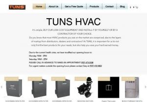 TUNS - HVAC - We provide HVAC supply in the Dayton area of Ohio. We are located in Covington Ohio. We have had 22 years of experience in the industries. Our clients range from direct consumers, to landlords and HVAC contractorr.