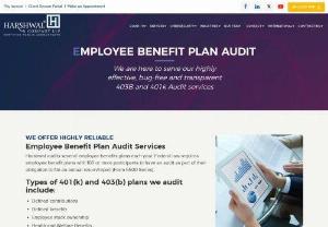 Employee Benefit Plan Audit | 401K Plan Audit Services in USA - HCLLP  - Harshwal & Company LLP provides top rated 401K Audits and 403B Audit in San Diego, San Francisco, California. Contact us for Employee Benefit Plan Audit Services in USA, we are assuring the clients to offer them proficient and trustworthy Employee Benefit Audits.
