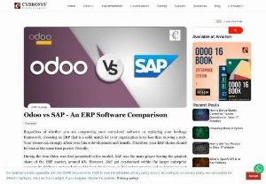 Odoo Vs SAP - Choosing ERP that is a solid match for your organization is no less than moving a rock. Read Odoo vs SAP for quick comparison and smart business choice.