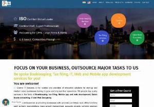 Outsourced Tax Filing Services USA - We provide top quality services in the fields of Bookkeeping,  tax filing,  Mobile app and web development,  Quick books consulting,  IT and Web Designing in the USA.