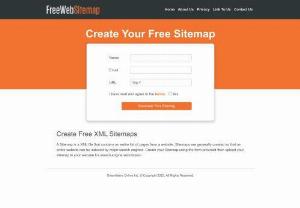 Free Web Sitemap - Create your free sitemap with Free Web Sitemap.