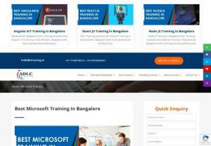 Best Microsoft training institute in Bangalore - Looking for Best Microsoft training institute in Bangalore. We are here to help in Microsoft real-time project training. Our trainers are experts in Microsoft project explanation.