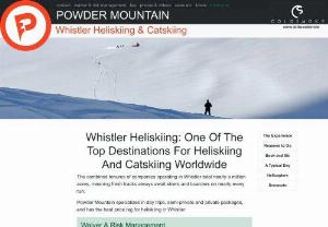 Powder Mountain Catskiing/Heliskiing - 