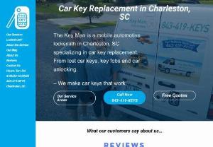 Car Key Replacement & Auto Locksmith Services | The Key Man - Count on The Key Man for high-quality, affordable car key replacement & car locksmith services in Charleston, SC. Call 843-419-KEYS or Chat Now.