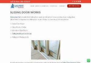 Sliding Door Repair - We are professional shower glass partition installation in Dubai. Quality finishes for your required frameless shower glass partition, custom design shower glass partition, shower screen installation, shower enclosure works, shower partition in Dubai, Shower Enclosures, screen for bathtub, shower sliding door works and shower glass works in Dubai.