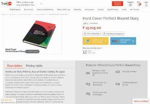 Printed HardCover Bound Diary - Hard Cover Executive diaries Online. Choose from 12 ready Diary designs or upload your own. Easily fits in a purse. Buy Diaries online @ the best printing store. 
