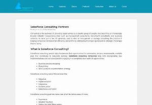 What is Salesforce Consulting? - Salesforce Consulting service helps the businesses to find the opportunities for automation, devise the maintainable, scalable plan that contributes to the long term success.