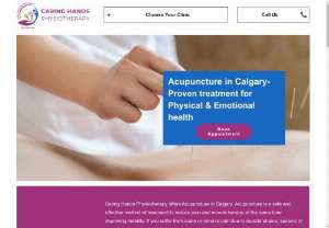 Best Acupuncture Calgary NW | Caring Hands, Calgary - Caring Hands Physiotherapy and Massage, Calgary acupuncturists provide the best acupuncture services in Calgary NW.