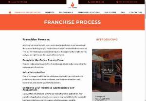 Cafe Franchise - Are you looking for cafe franchise? Contact us, we offer aspiring entrepreneurs with a great business opportunity with a proven turnkey system and full ongoing support.