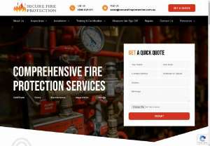 Fire Protection Services in Australia - At Secure Fire Protection, we provide cost-effective fire protection services that will ensure your premises are compliant with all required regulations supported by Australian standards.