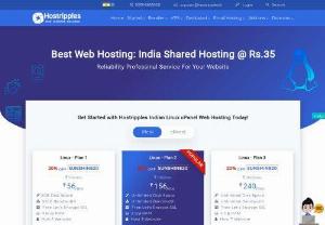cheap web hosting services in indiaby hostripple  - Hostripples India offers a perfect SSD Web Hosting Plan to host anything which you expect to work faster. As SSD is known for faster response and best performance. We offer a range of reliable, affordable SSD Shared hosting plans to suit any requirement or budget. 