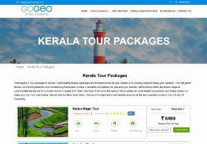 Kerala Tour Packages - Book Kerala Tour packages with GoKerala Trip with Best Offers. Choose from our customised holiday packages for an unforgottable trip to Kerala.