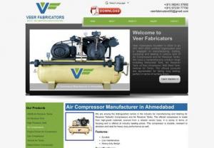 Air Compressor dealer, manufacturers & suppliers in Ahmedabad|Veer Fabricators - Veer Fabricators are leading Air Compressor and Air Receiver Tank dealer, manufacturers & suppliers in Ahmedabad. We are among the distinguished names in the industry for manufacturing and retailing Air Compressor and Air Receiver Tanks. The offered compressor is made from high-grade materials sourced from a reliable vendor base.
