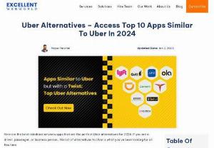 11 Best Apps Like Uber In 2019: Unique Uber Alternatives - Do you need a ride? Looking for a taxi for the past 15 minutes? Check out This blog is a spin-off to in response to the requests to write on the best apps like uber to make money.
