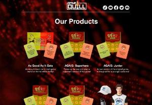 Game Quill LLC - Simple card games and board games that bring friends together.We make fun games that are actually easy to learn AND fun to play. Games that you can take out at a party and start playing immediately. Games where people can join in and drop out even while the game's already in progress.