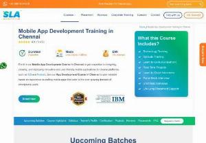 Mobile App Development Training in Chennai  - Softlogic Systems Provide the best Mobile App Development Training in Chennai  