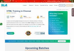 HTML Training Institute in Chennai - Softlogic Systems - We provide the HTML Training in Chennai with Placement in Chennai 