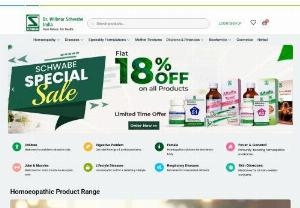 Buy homeopathy medicines online at Schwabe India - Schwabe India brings you best Homeopathic medicines online. We have a wide range of homeopathic medicines available for online purchase. Our state-of-the-art manufacturing plant was established in Noida, Uttar Pradesh, which started its operations in 1997.