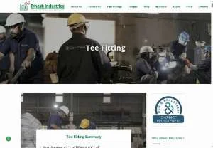 Screenshot of ASME B16.9 Equal Tee
