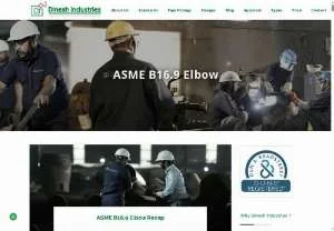 Screenshot of ASME B16.9 Elbow