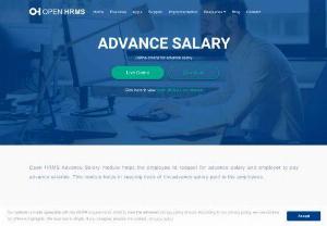 Employee Advance Salary Management - Open HRMS HR Salary Advance is a complete software for human resource management, lets you manage employee bonus calculations.It monitors the salary advances and deducts from the salary.