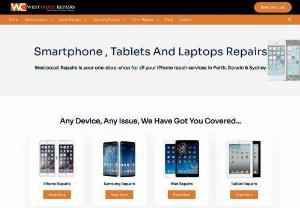 iPhone Repairs in Perth - Westcoast Repairs is one of the leading names offering all kinds of phone repairs in Perth. Boasting complimentary priority service and affordable costs, the phone repair company is known for providing repair and replacement for all kinds of gadgets including tablet, laptops, and iPhone repairs in Perth.
