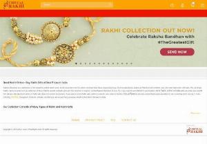  Rakhi Gifts - Send Rakhi to India - Rakhi Online Shopping, Free Shipping - Online Rakhi Gifts Shopping - Buy/Send Rakhi Online in India with VirtualRakhi on Raksha Bandhan 2019 and get EXPRESS DELIVERY on the same day with FREE Shipping. Order Beautiful Rakhis Now!