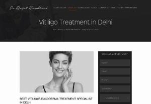 Vitiligo Treatment in Delhi - Vitiligo is an autoimmune skin condition that causes loss of skin color in blotches, and it can affect all skin types. Vitiligo also causes social and psychological distress in the affected individual. Dr. Rajat Kandhari is one of the renowned and Best Vitiligo Treatment in Delhi.  He can help to make your skin look more even by providing with best treatment measures. No, need to worry more about your appearance. Just pay a visit today.

