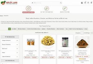 Buy Namkeen Online In Hyderabad | Mirchi - Buy Indian traditional sweets and snacks online at free delivery. You can choose from more than 2500 original delicacies of more than 200 verified sellers.