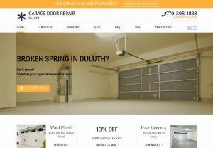 Garage Door Repair Duluth - Out of all of the repair businesses in Georgia, Garage Door Repair Duluth is by far the best. With their reliable repair services, affordable prices and great customer service, it's clear to see why!
Phone : 770-308-1883