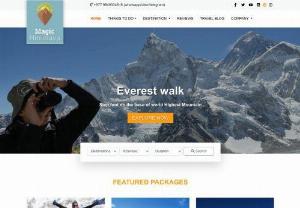 Trekking company in Nepal, Best tour agency in kathmandu - Magic Himalaya is a leading tour and guide company based in Kathmandu, Nepal. The Magic Himalaya team has over 28 years combined trekking and expedition experience. In addition to offering day tours and other activities, Magic Himalaya is experts in trekking to Everest Base Camp, Annapurna and the Upper Mustang region. Magic Himalaya treks is the specialist for Private Day Trip in kathmandu valley. Magic Himalaya treks also offers trekking, rafting, climbing, hiking, jungle safari, mountain flig
