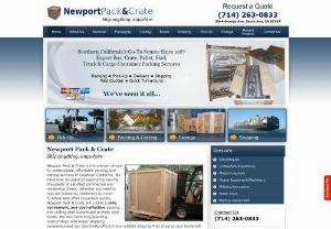 Crates, Boxes, Skids/Pallets, Packing & Shipping Services Orange County, Los Angeles & San Diego, CA - Newport Pack & Crate, since 1987 - Orange County, Los Angeles & San Diego's expert custom wooden crates, boxes, skids/pallets, packaging, crating, storage and domestic/international shipping services.