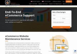 Visit SunTec India for the Best eCommerce Website Maintenance Services - Our eCommerce website maintenance services are tailored to meet each of our client's specific needs ensuring that all the features of their eCommerce web store is in perfect order.
