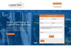 Laserfab - Laserfab has become a trusted source for precision Laser and Waterjet cut industrial components and fabrications, specializing in quick turn metal fabrication in mild steel, stainless, aluminum, and a variety of other materials providing clients with quality high value parts.