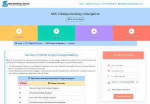 Ranking of BDS Colleges in Bangalore | BDS Colleges Ranking in Bangalore - Looking for Ranking of BDS Colleges in Bangalore, Fee structure, BDS Colleges Ranking in Bangalore and Admission in top BDS Colleges Bangalore Helpline - 9743277777